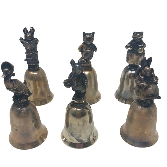 NEW ENGLAND BEATRIX POTTER Character Bell Set - Picture 1 of 15